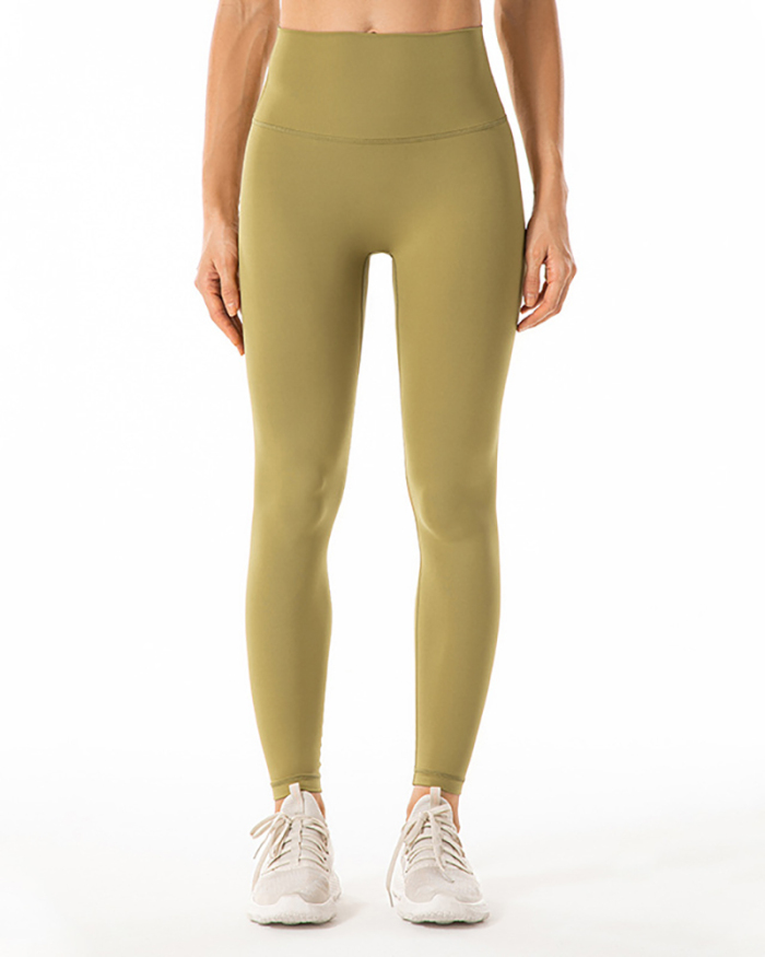 Fashion Multi-color Solid Color Comfortable Yoga Slim Fitness Legging S-2XL