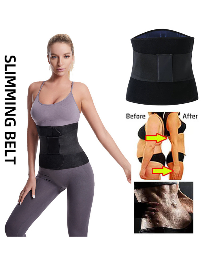 New Hot Sale Slimming Belt Waist Trainer Corsets Black Red Blue Pink Yellow Black S-3XL
