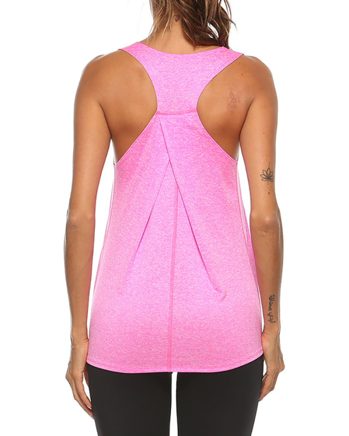 Sleeveless Women Yoga Top Fitness Yoga Clothing Vest Tank S-XXL
