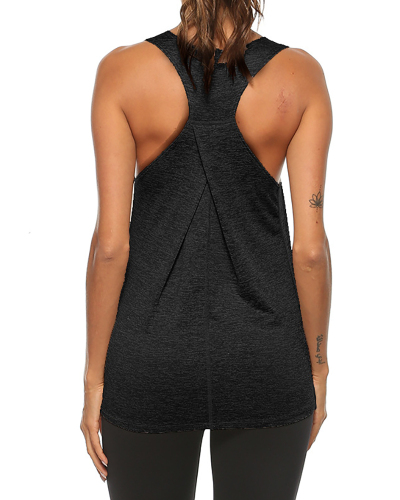Sleeveless Women Yoga Top Fitness Yoga Clothing Vest Tank S-XXL
