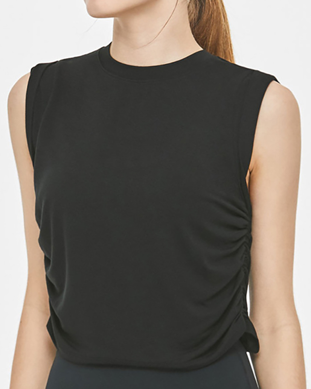 Slim-fit Breathable Sleeveless Tethered Yoga Blouse Female Outdoor Sports Vest Dance Quick-drying Fitness Clothes Top