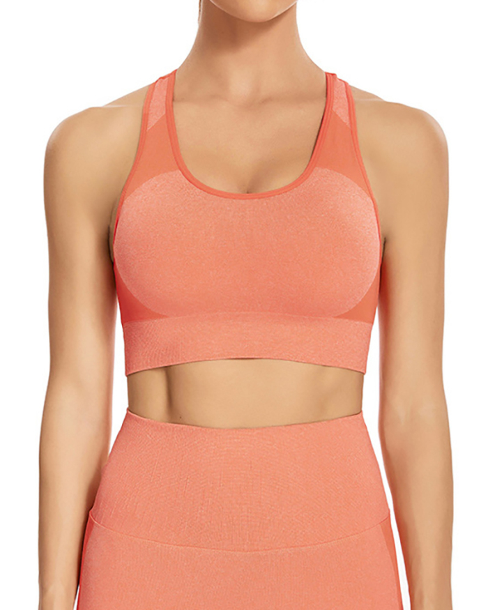 Open Back Gym Sporty Two Piece Yoga Set Active wear S-XL