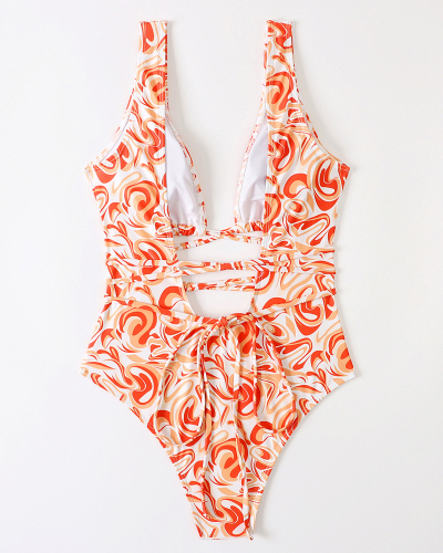Printed Women New Vacation Swimwear S-L