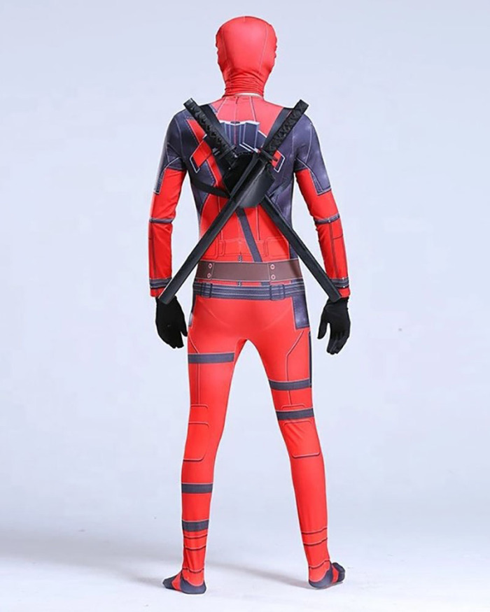 Wholesale Deadpool Cosplay Halloween Costume Jumpsuit