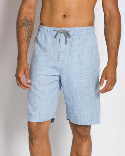 Men Solid Color Pocket Comfortable Midi Men Shorts Gray Blue Beige S-3XL