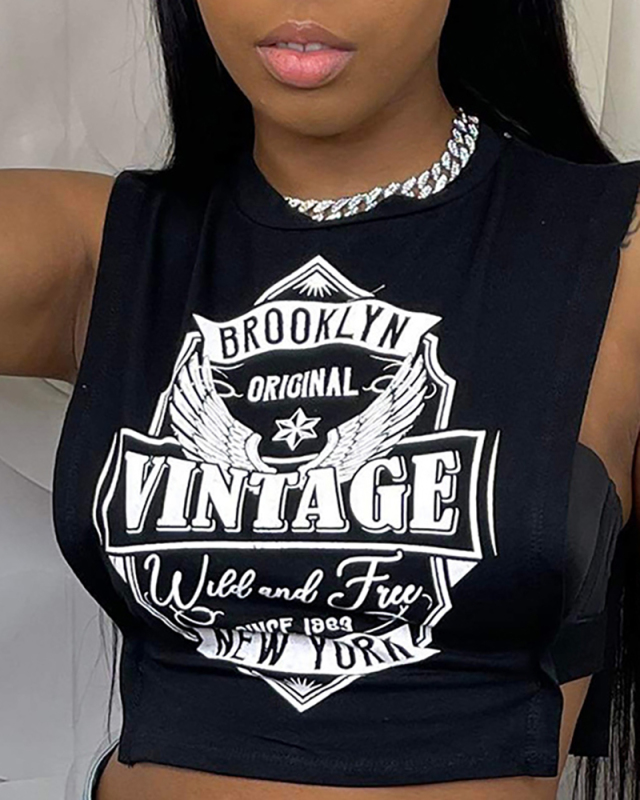 Sleeveless Cute Women Short Vest S-L