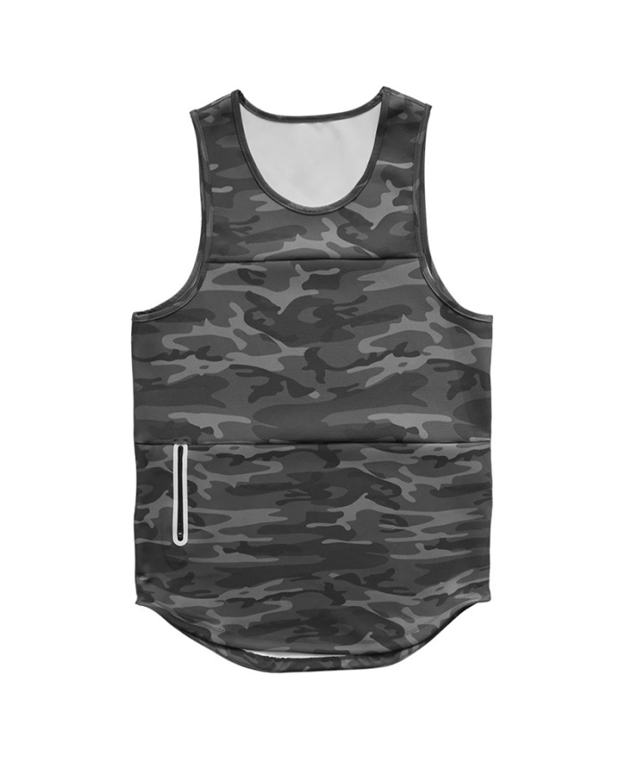 New Summer  Quick-drying Breathable Sporty Gym Vest M-3XL
