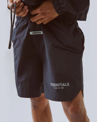 Hot Style Reflective LOGO Men's Shorts Khaki Black Green S-XL