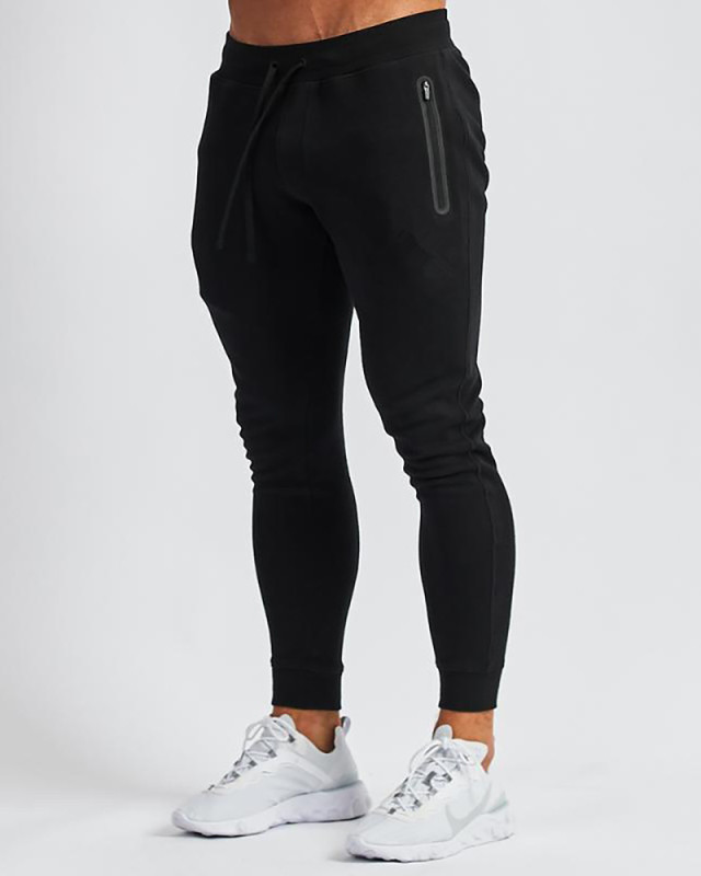 Men's Hoodies Outside Winter Track Suit Two-piece Sets Black M-2XL
