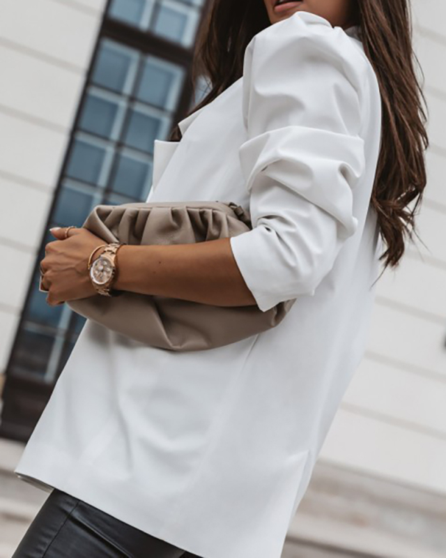 Fall and Winter long Sleeve Jacket Coat Office Ladies Coat S-2XL