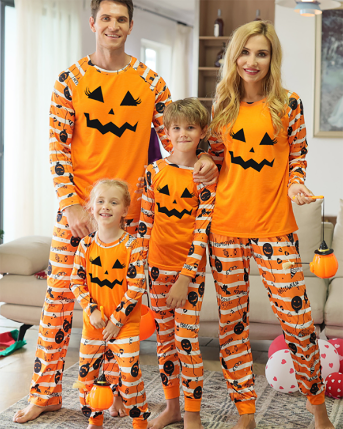 Halloween Pajamas Matching Family Pajamas Carnival Party Family Sleepwear