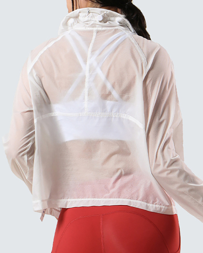 Women's New Ultra-Thin Lightweight Breathable Outdoor Sun Protection Clothing Yoga Jacket S-XL