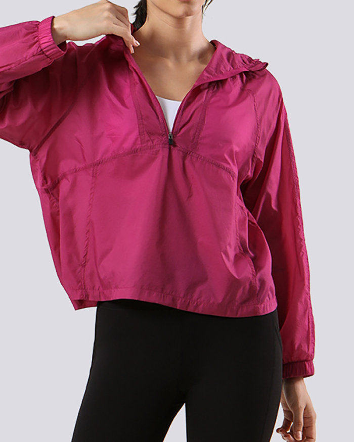 Women's New Ultra-Thin Lightweight Breathable Outdoor Sun Protection Clothing Yoga Jacket S-XL