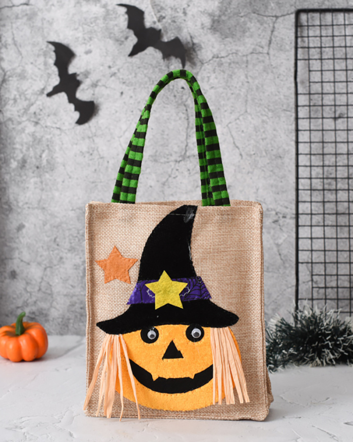 New Halloween Gifts Non Woven Tote Bags Candy Bags Pumpkin Bags Decorations Gift Bags