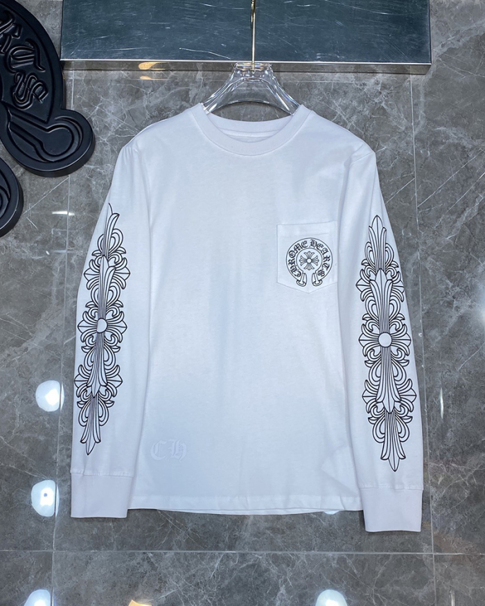 Long Sleeve Printed Fall Fashion T shirt S-XL