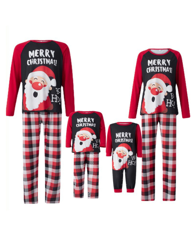 Snowman Printed Merry Christmas Family House Wear