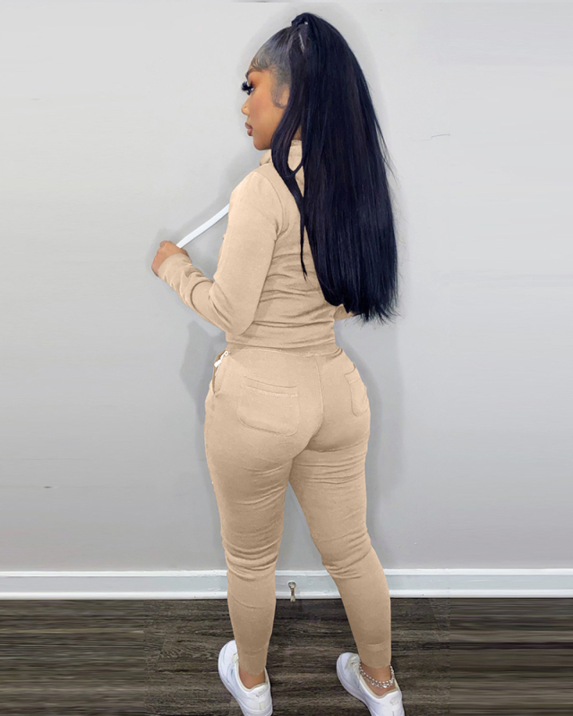 Sporty Women Winter Comfort Casual Two Piece Pant Set S-4XL