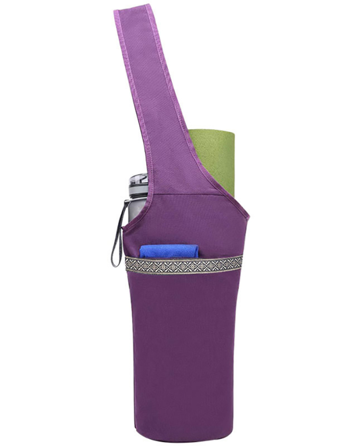 Yoga Mat Pocket With Large Bag And Zip Pocket