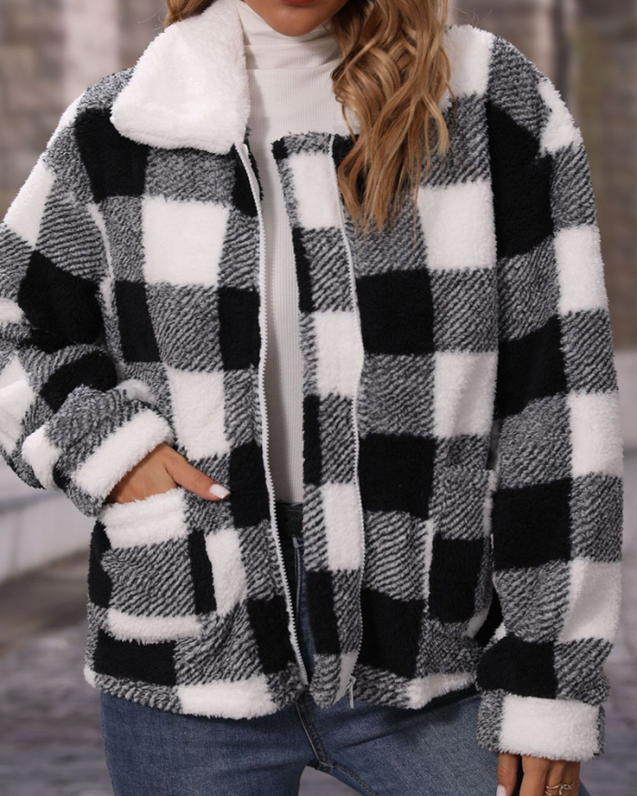 New Design Wool Coat Oversize Long Sleeve Warm Coat S-XL