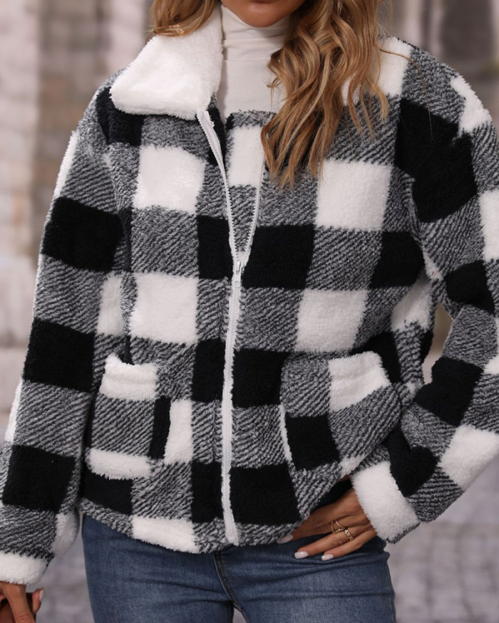 New Design Wool Coat Oversize Long Sleeve Warm Coat S-XL