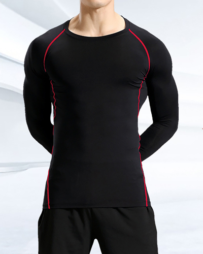 Warm Fleece Long Sleeve Outside Training Sports Basketball Active Wear XS-2XL