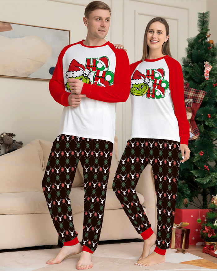 Christmas Family Matching Pajamas Christmas Red Christmas Deers Pajamas Sets