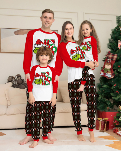 Christmas Family Matching Pajamas Christmas Red Christmas Deers Pajamas Sets