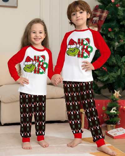 Christmas Family Matching Pajamas Christmas Red Christmas Deers Pajamas Sets