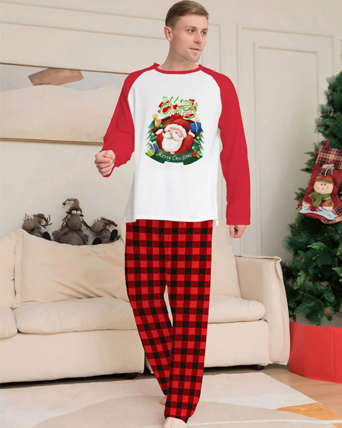 Christmas Home Wear Family Pajamas Sleep Wear Red