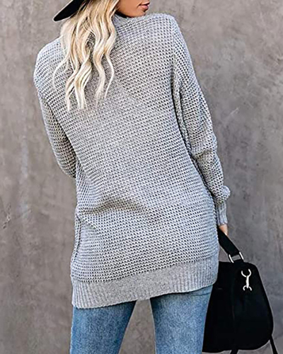 Women Casual Long Sleeve Cardigans Sweater Coat S-XL