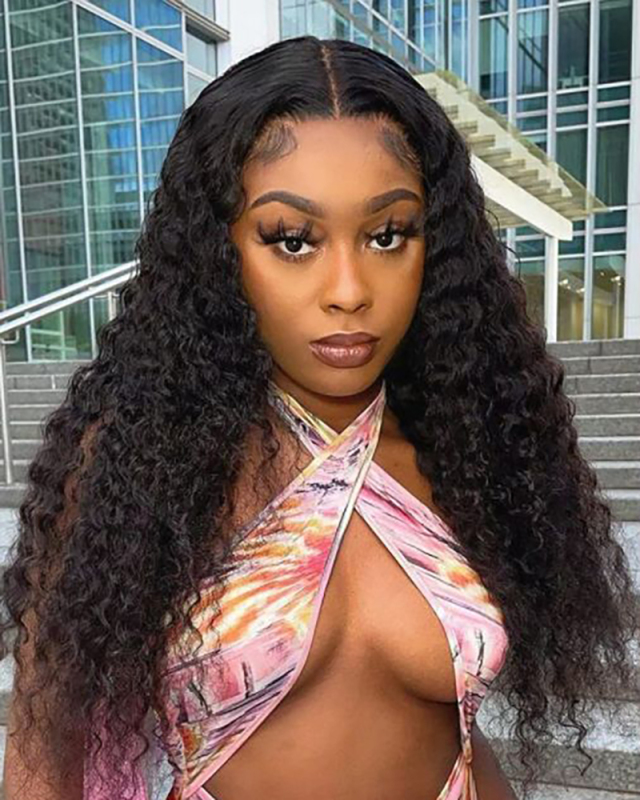 100% Human Hair 150% Density 4x4 Lace Front Wigs