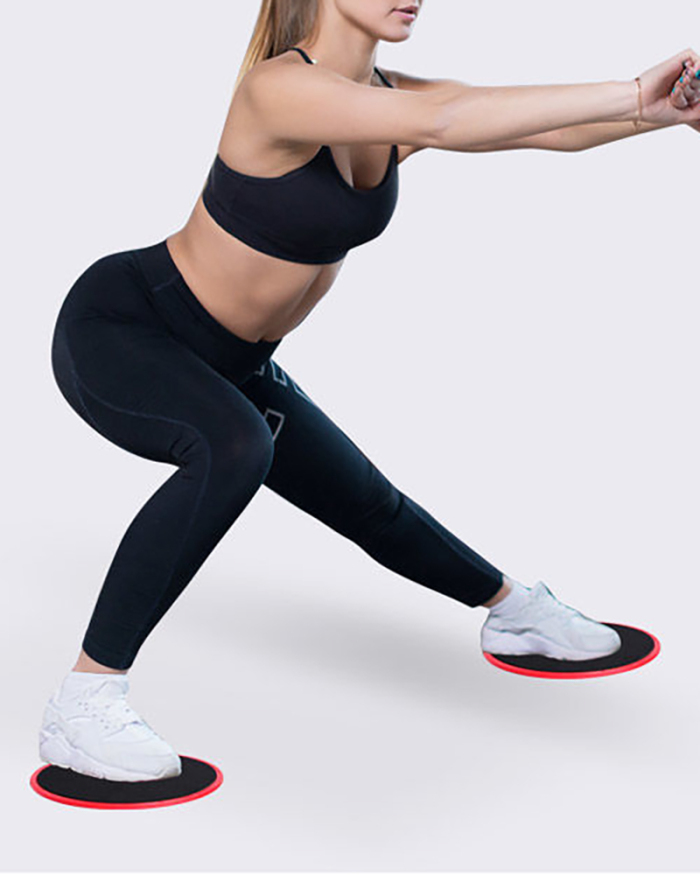 ABS EVA Fitness Muscle Increase Skating Slide Plates (1 Pair )