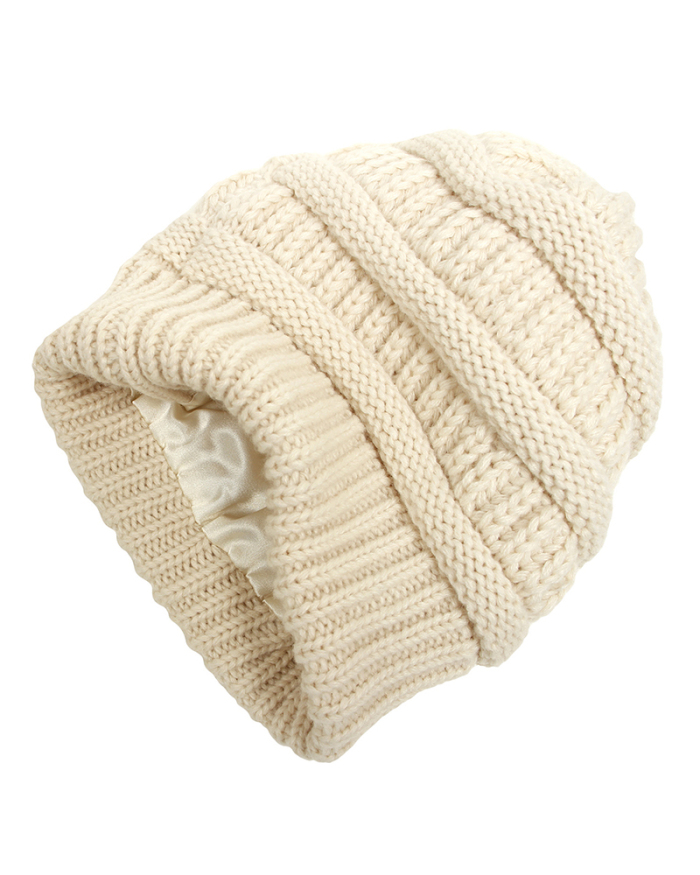 Fall & Winter Warm Hat (Inside Satin Fabric)