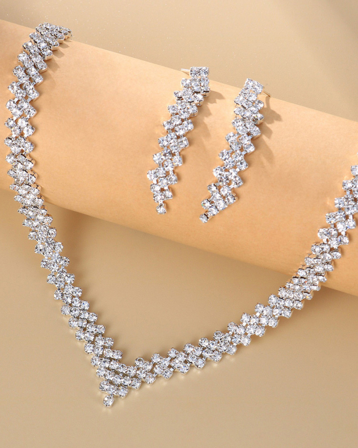 Diamond New  Fashion Necklace And Earring