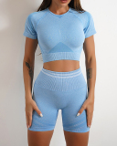 Blue Two Piece