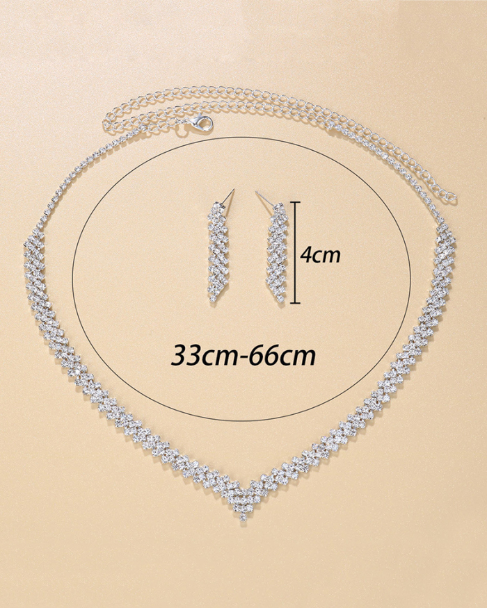Diamond New  Fashion Necklace And Earring