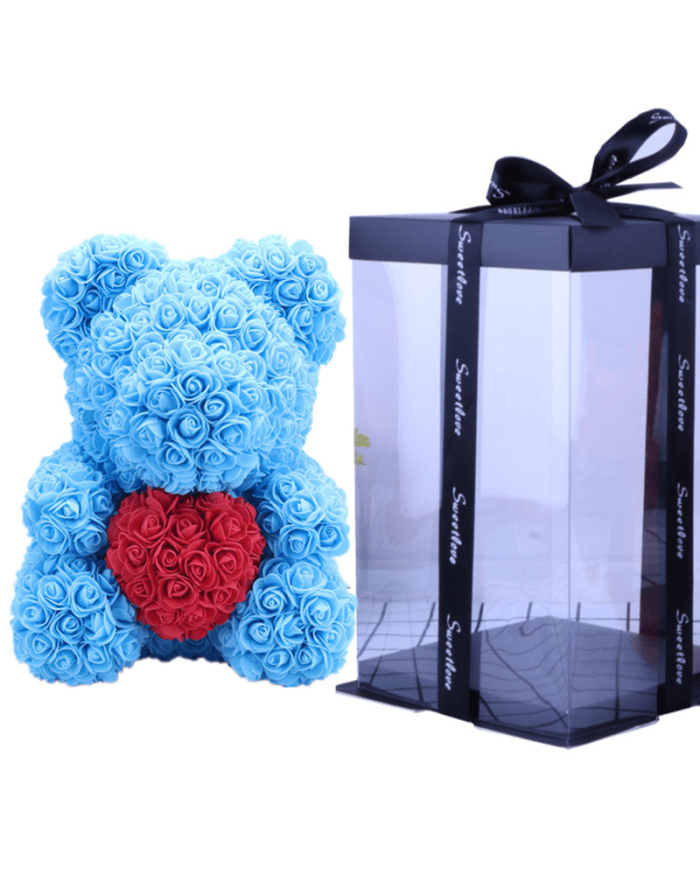 Valentine Decoration HandMade Bear Rose Lovely Teddy Bear Valentine Gift