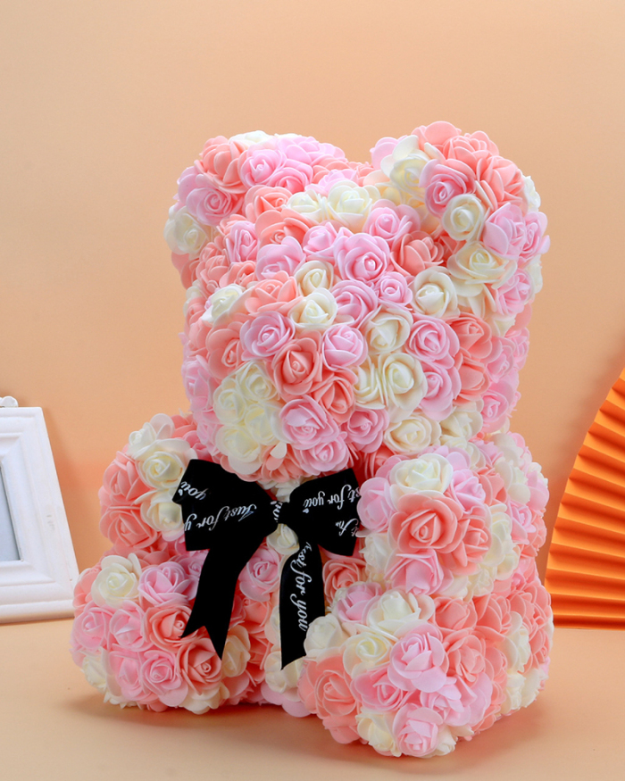 Valentine Decoration HandMade Bear Rose Lovely Teddy Bear Valentine Gift