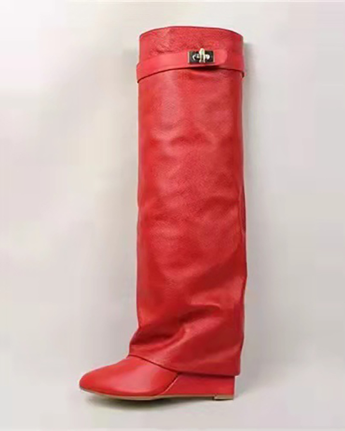 Women Fashion Winter Boots Leather Boot