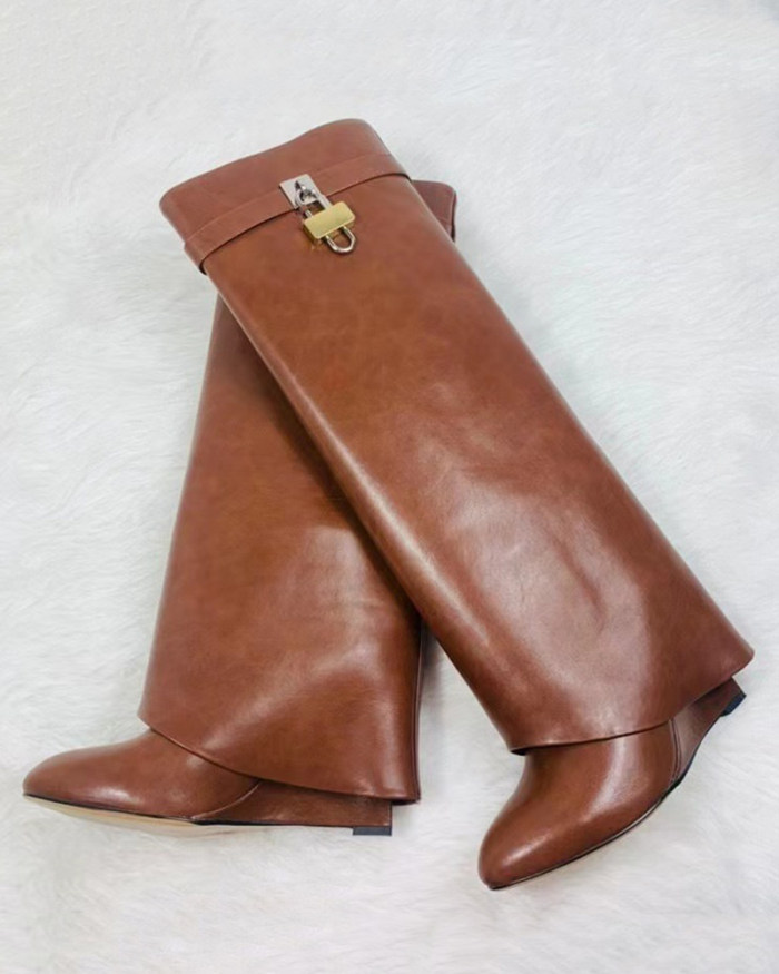 Women Fashion Winter Boots Leather Boot