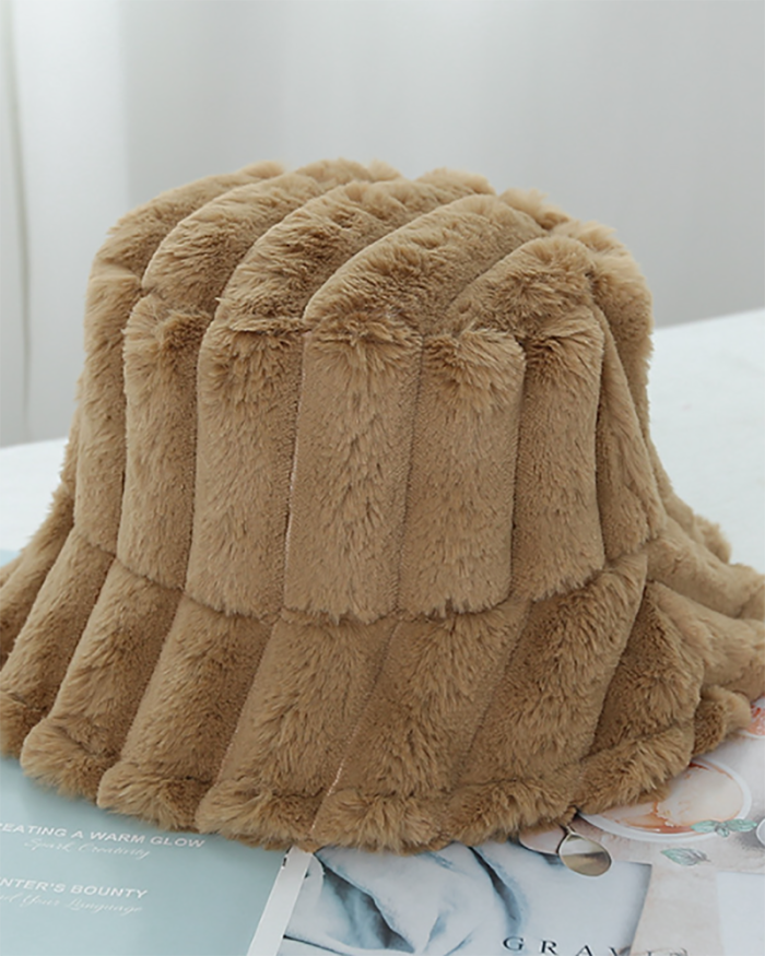 Fur Winter Warm Cute Hat