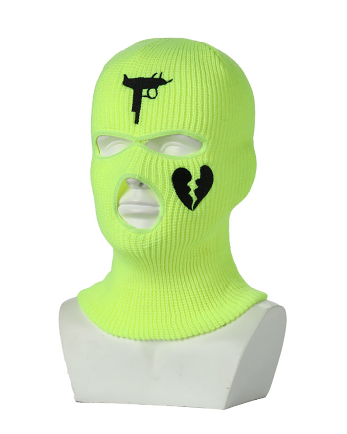Warm-keeping Knitting Ski Hats Three -hole Hat Outdoor Cycling Mask