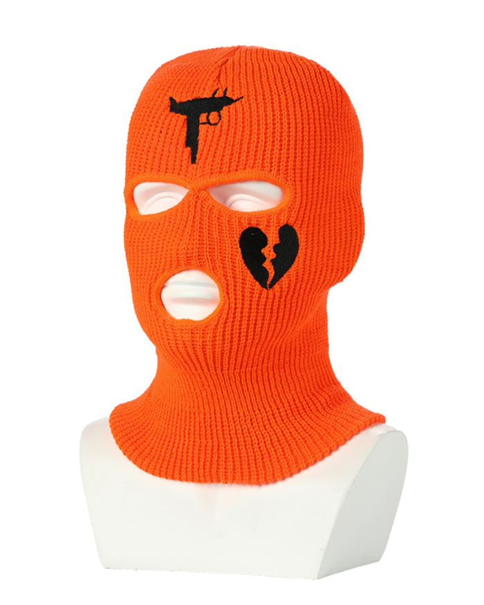 Warm-keeping Knitting Ski Hats Three -hole Hat Outdoor Cycling Mask