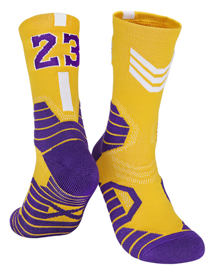 Men's Basketball Socks Professional Actual Combat Sports Socks Thick Anti -Slip Towel Socks