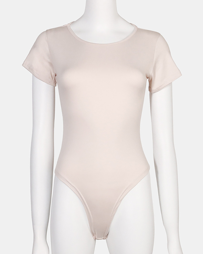 Short Sleeve O-neck Women New BodySuit