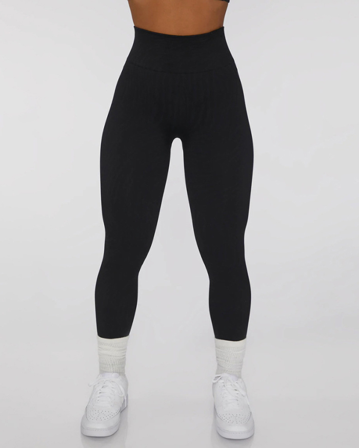 Yoga Wear Women's Round Neck Short Sleeve High Waist Shorts Sports Fitness Wear S-L