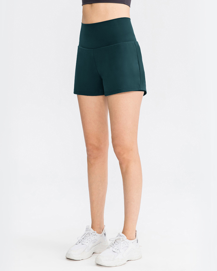 Spring Summer Pocket Yoga Cool Feeling Running Sports Shorts (19 Colors) S-2XL