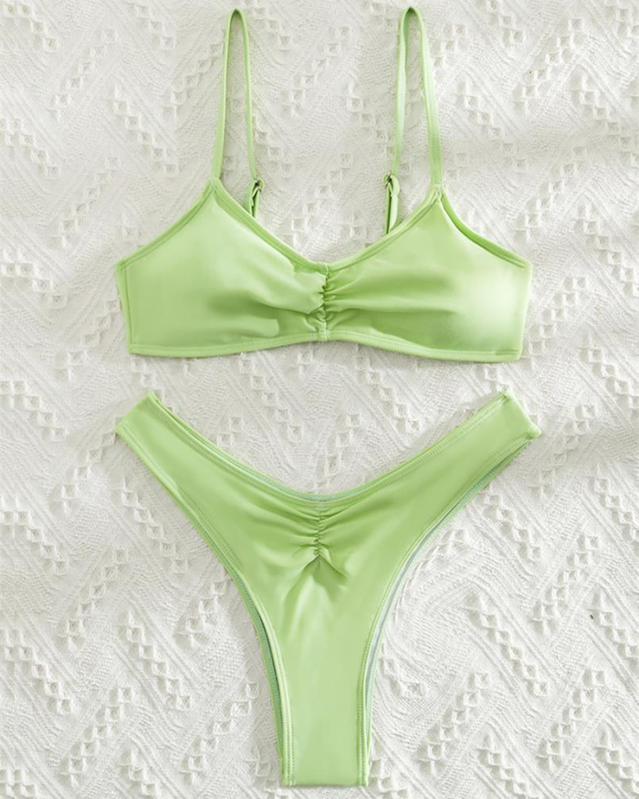 Light green Women Bikini Set 2023 Hot Style Swimsuit