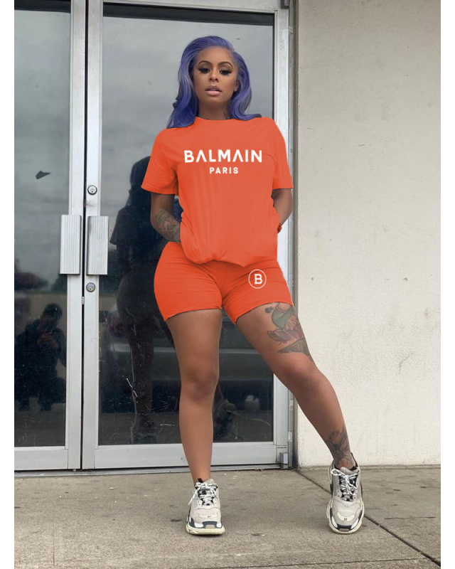 New Sporty Ladies Hot Summer Two Piece Short Set