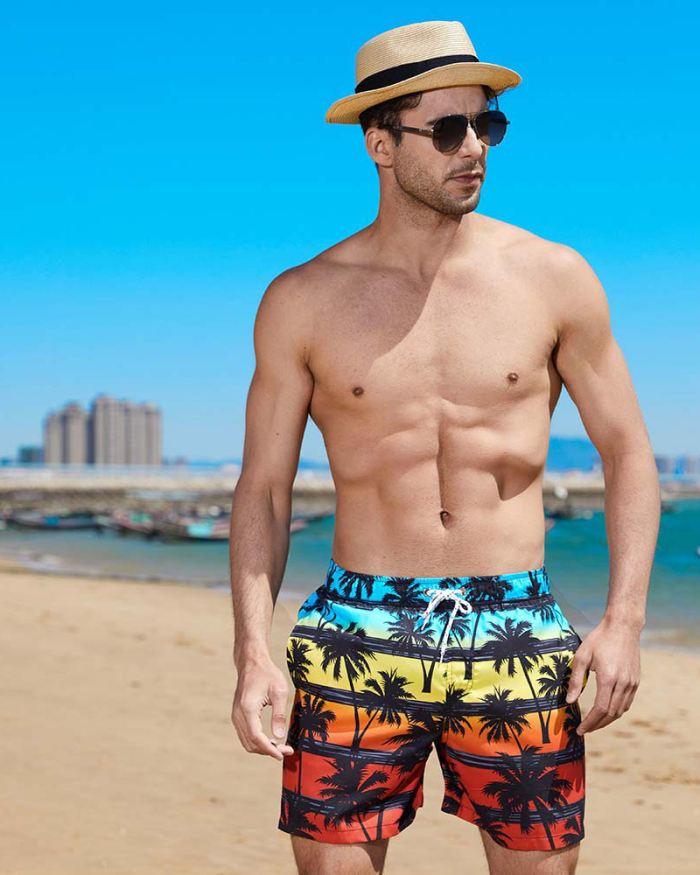 New Men's Quick Drying Vacation Hawaii Beach Shorts S-2XL